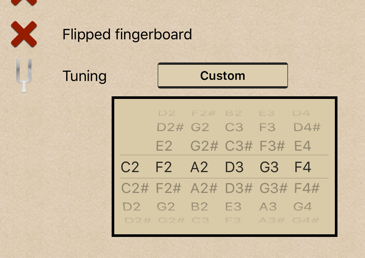 Custom tuning